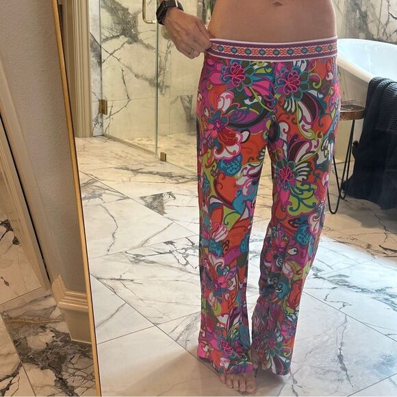 Trina Turk | Size Small | printed swim suit coverup pants - Picture 8 of 8